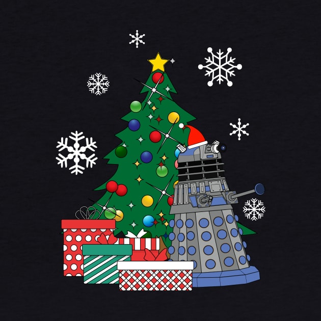 Dr Who Dalek Around The Christmas Tree by Nova5